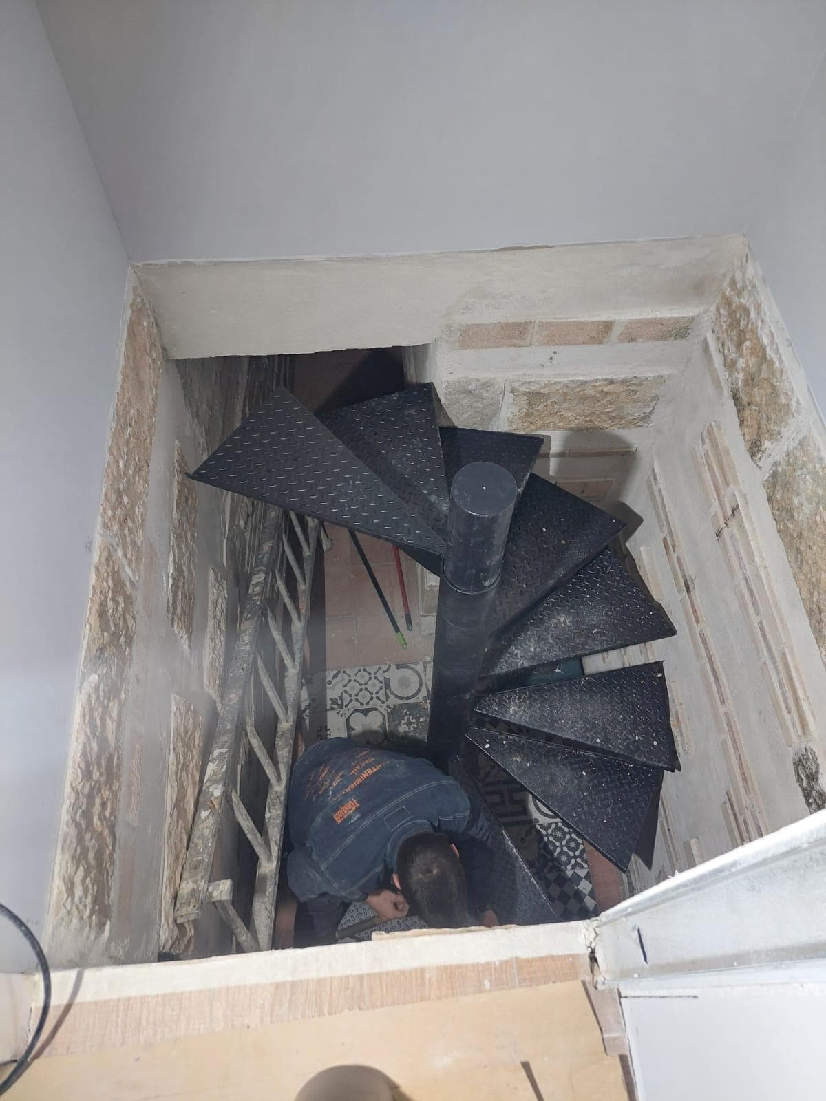 Escalera de caracol para vivienda particular